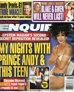 National Enquirer Nov. 16 2020 Ghislaine Maxwell Randy Travis Miranda Lambert - Imagen 1 de 2