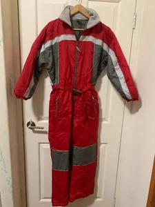 Clockwise Youth Red One Piece Ski Snow Suit Size11 Years - Picture 1 of 10