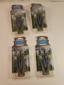 4 Packages Yankee Candle Clean Cotton Vent Sticks - Picture 1 of 4
