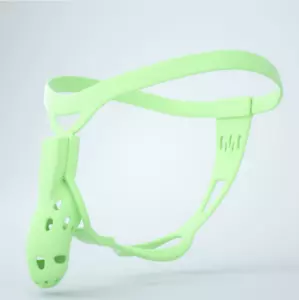 Cintura di castità regolabile nuova resina 3D maschile personalizzabile gabbia lunga chiusura grillo - Foto 1 di 4