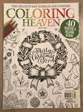 Colouring Heaven Merry Christmas Alphabet Rabbits Mandala #4 UK FREE SHIPPING JB