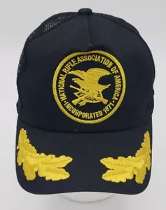 Vintage NRA Mesh Trucker Mütze Snapback verstellbar Cap schwarz schön! - Bild 1 von 5