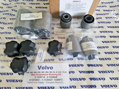 Volvo Rear Suspension kit fits 75 164 - 240 - 242 - 244 - 245 75-93 Bushing Bolt - Image 1 of 4
