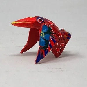 Vintage Hand Painted Wooden Folk Art Toucan Bird - Picture 1 of 6