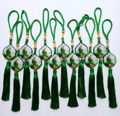 12 St Jude Car Tassel Pendant Party Favors Recuerdos Baptism Communion San Judas - Image 1 of 4