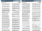 Mecanorma Trockentransfer Schriftzug 45,48 CN #439 UNIVERS 45 12,5 mm
