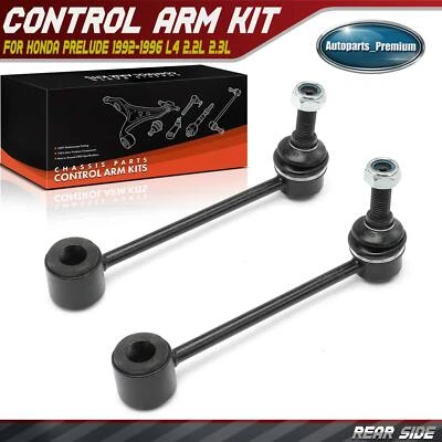 2x Barra estabilizadora trasera izquierda y derecha para Honda Prelude 1992-1996 L4 2,2 L 2,3 L GAS Foto 1 de 4