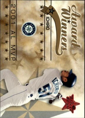 2002 Leaf Rookies and Stars #299 Ichiro Suzuki 01 MVP - NM-MT - Image 1 of 2