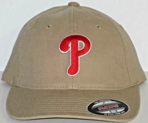 Philadelphia Phillies "FLEX FIT" Cap ⚾Hat ⚾CLASSIC MLB PATCH/LOGO ⚾2 Sizes ⚾NEW - Picture 1 of 11