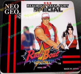 CUSTOM Real Bout Fatal Fury Special Neo Geo AES Label Glossy Vinyl Sticker