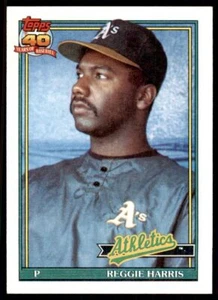 104 carte da baseball 1991 Topps Reggie Harris #177 - Foto 1 di 2