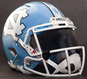 NORTH CAROLINA TAR HEELS Gameday REPLICA Football Helmet w/ OAKLEY Eye Shield - Picture 1 of 5