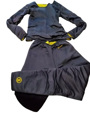 Hot Shapers Neotex S/M Black Capri Pants Designed to Sweat More Legging Top - Image 1 of 4