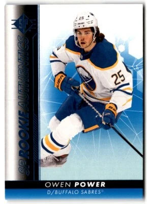 Owen Power 2022-23 SP Authentics Blue Rookie #110 Buffalo Sabres - Image 1 of 2