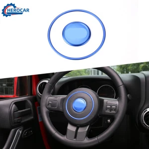 Cubierta de embellecedor central del volante 2XBlue para Jeep Grand Cherokee 11-13 y brújula - Imagen 1 de 9