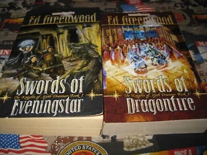 Knights of Myth Drannar 1+2 Eveningstar Dragonfire Forgotten Realms Ed Greenwood - Imagen 1 de 1