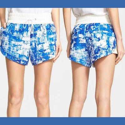 NWT $240 Helmut Lang 'Villous - Scribber Print' Shorts [ SZ Large ] #310 - Image 1 of 4