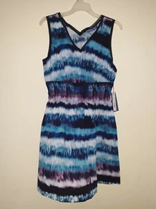 NWT Simply Vera Wang Multi Sleeveless Sheath Cocktail Dress size PL - Picture 1 of 3