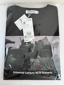 BANDAI T-shirt Mobile Suit GUNDAM Revenge Requiem ZAKU II Pattern Black color - Picture 1 of 14