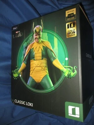 CLASSIC LOKI Deluxe Iron Studios 1:10 Estatua Sideshow ~ Disney + / Marvel Comics Foto 1 de 2