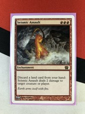 1 SEISMIC ASSAULT ~mtg NM 8th Edition Rare x1