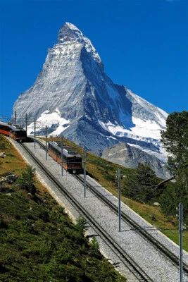 Arte de pared impreso Matterhorn Near Zermatt Suiza decoración del hogar - PÓSTER 20x30 Foto 1 de 3