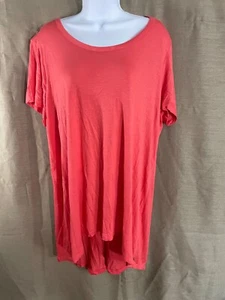 Lane Bryant LIVI High/Low Long Active Pullover Workout Top Pinkish color - Picture 1 of 15