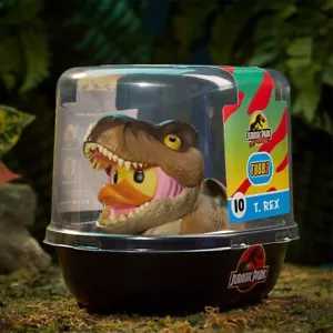 TUBBZ 1ST Edition Jurassic Park T-REX Official Collectible Duck Figure JEEP - Picture 1 of 7