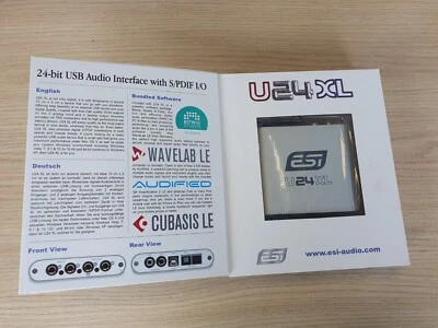 ESI U24XL  2/2 Audio Interface NEUWARE - Bild 1 von 4