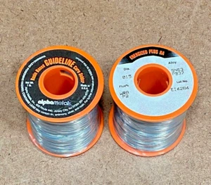 Solder Alpha Energized + RA ~ 63Sn 37Pb P2 .015" ~ Rosin Based Solder (2-Rolls) - Picture 1 of 6
