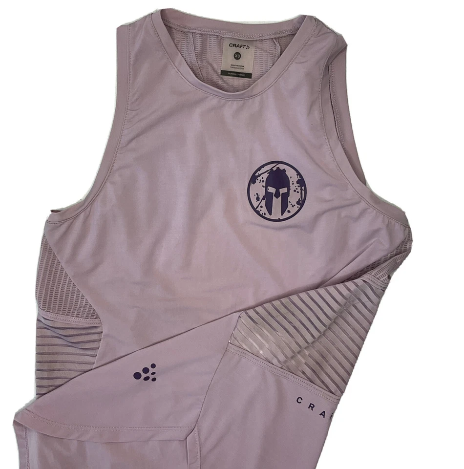 Camiseta sin mangas Craft Spartan camisa sin mangas para correr atlética espalda abierta para mujer XS Foto 1 de 4