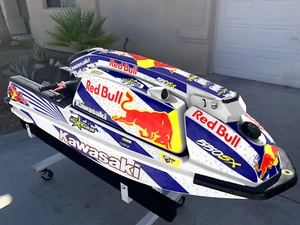 kawasaki jet ski 440 550 sx purple kit graphics decals stickers wrap 550sx - Picture 1 of 2