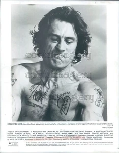 Foto stampa 1991 Robert DeNiro con tatuaggi nella paura del mantello - Foto 1 di 2
