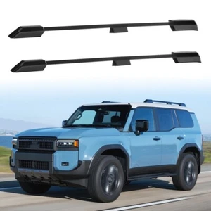 2Pcs Roof Rail Racks Side Rail Bars Fits for Land Cruiser Prado J250 LC250 2024 - Picture 1 of 7