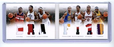 2012 Preferred Booklet Stephen Curry Wall Cousins Teague + GU Patches Gold /25 - Image 1 of 2