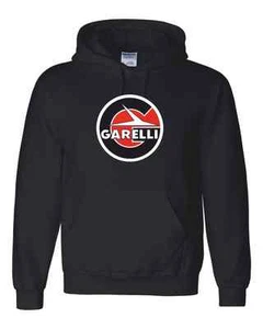 Sudadera con capucha Garelli estilo redondo estampada para motocicleta en 5 tallas - Imagen 1 de 2