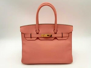 Hermès Epsom Birkin 30 Flamingo Handbag Sd0325lzrxzsa - Picture 1 of 16