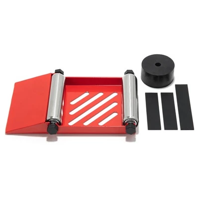 Support de rouleau de roue pour nettoyage des pneus et lubrification de chaîne - Photo 1/4