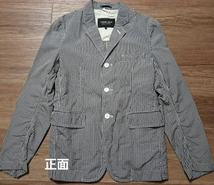 COMME des GARÇONS HOMME DEUX Tailored Sakko Baumwolle Schwarz Herren Größe XS - Bild 1 von 9