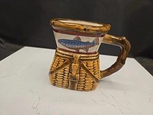 3D Struktur Fischkorb Kaffeebecher Tasse - Bild 1 von 4