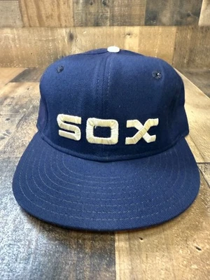 Vintage Chicago White Sox New Era Pro Model USA Size 7 70's 80's Game Used Wool - Image 1 of 4