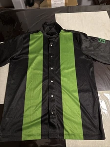 7-11 dipendenti verde nero taglia media manica corta abbottonata - Foto 1 di 6