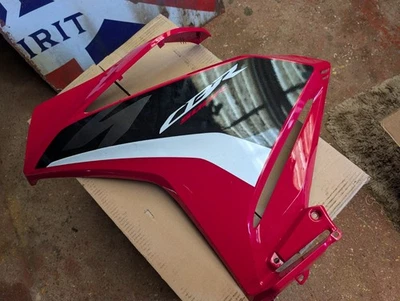 Panel de carenado lateral izquierdo Honda CBR500R 2018-2023 capucha media roja #PORT Foto 1 de 4