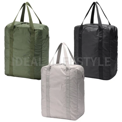 MUJI Packable водоотталкивающий вертикальный Boston сумка черный/хаки/темно бежевый новый с Ярлыками - Изображение 1 из 4