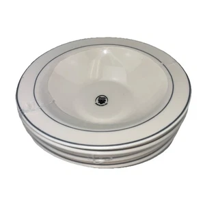 NUOVO SET 4 ciotole in vetro bianco con ciondolo da tavola ROYAL PRESTIGE di ARC FRAN - Foto 1 di 6