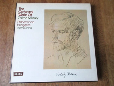 Kodaly - The Orchestral Works / Antal Dorati / Decca SXLM 6665-7 / Ed1 3LP NM/NM - Image 1 of 4