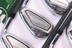 Cobra King F7 Irons / 4-PW / Regular Flex Fujikura Pro Black 63 Shafts - Picture 1 of 7