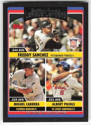 Albert Pujols Miguel Cabrera 2006 Topps Updates & Highlights #UH211 Black 55447 - Image 1 of 2