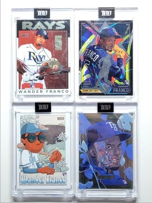 WANDER FRANCO 2022 TOPPS PROJECT 100 ROOKIE #52 #35 #56 #47 RC /299 Q0895 - Image 1 of 2