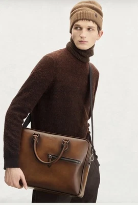 Портфель Berlutti, венецианская телячья кожа, цвет какао Intenso - Изображение 1 из 4